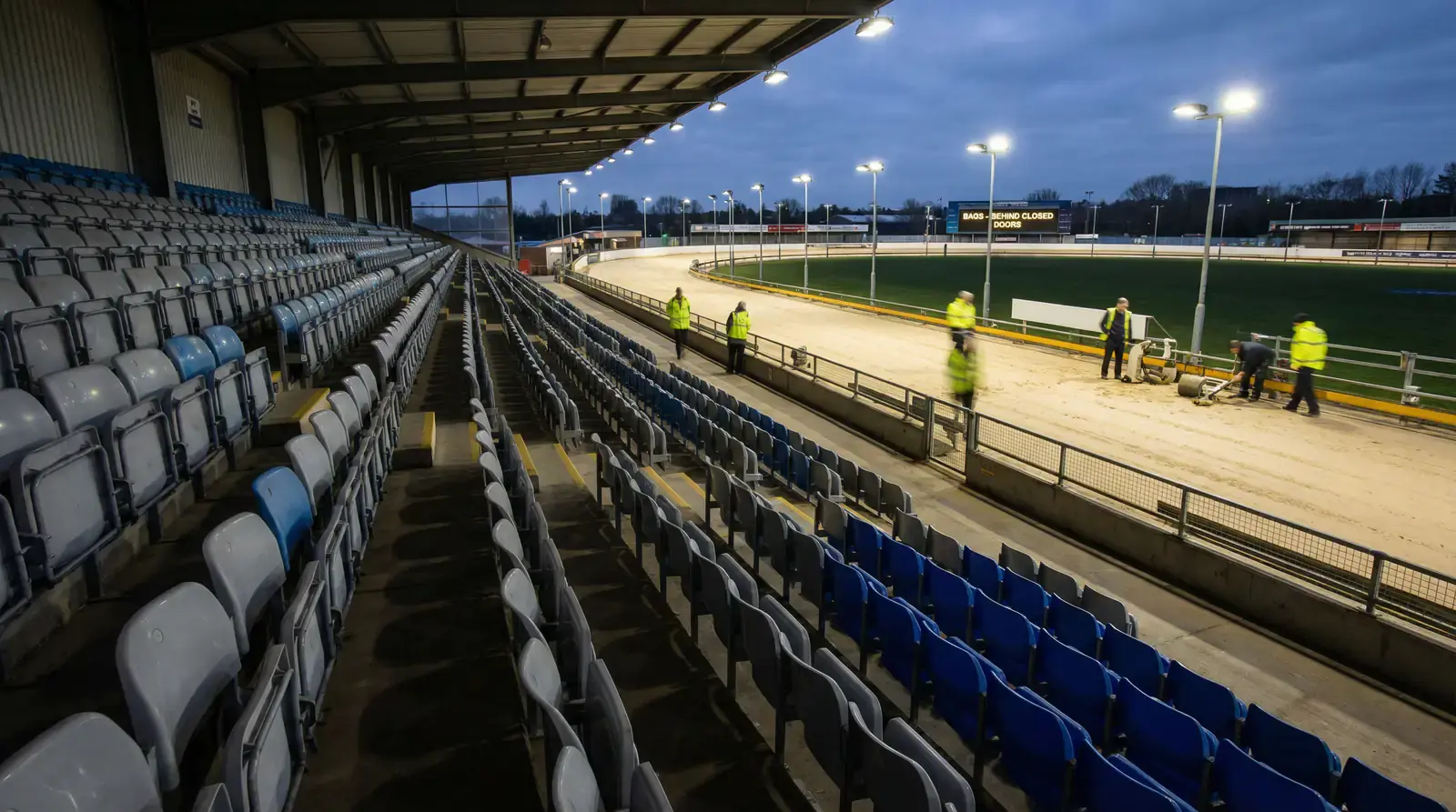 Behind-closed-doors BAGS greyhound meeting at a UK licensed track