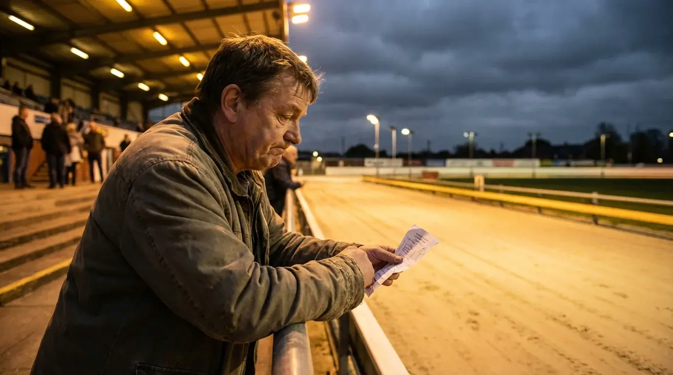 Common greyhound betting mistakes illustrated with losing bet slips